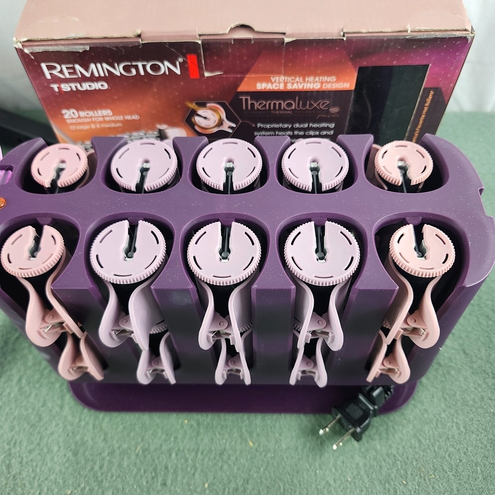 Remington H9100s T-studio Thermaluxe Ceramic Hair Setter - Pink - Picture 3 of 12